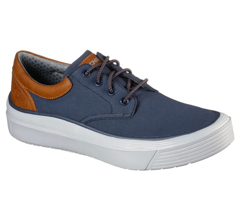 Skechers Herr Marinblå Slip On - Viewport - Talson - Sverige (NIYCH-2134)